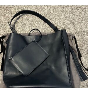 AllSaints Captain Leather Tote